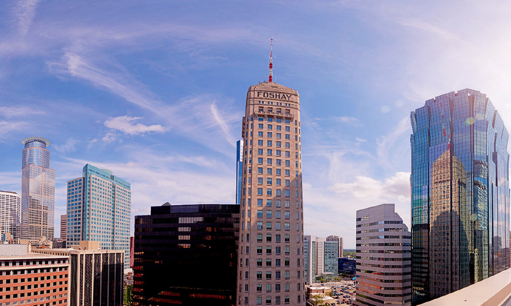 Minneapolis skyline panorama